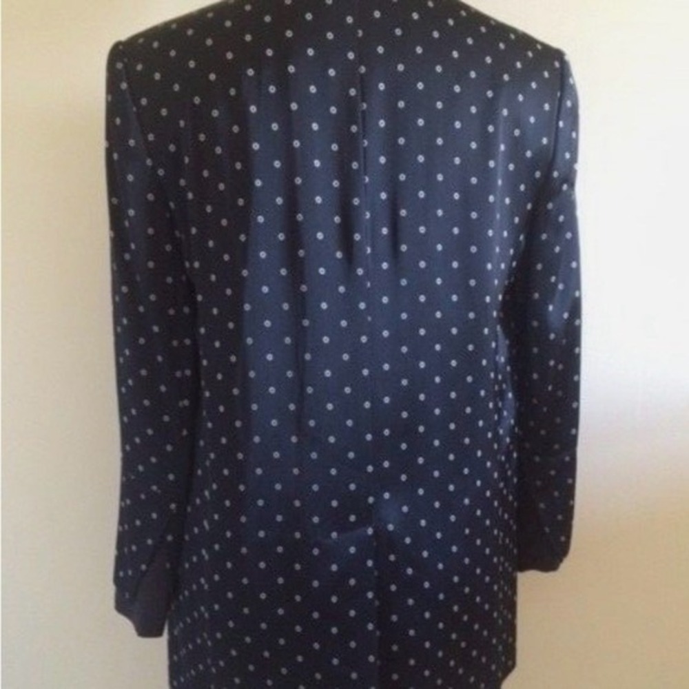 Thakoon Jacket luxury fabric basics black White Dot detail 6 oversize blazer 6 M - Picture 5 of 11